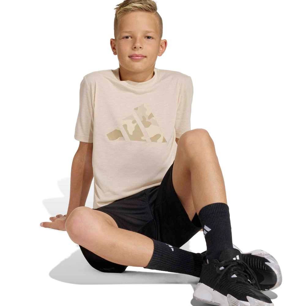 ADIDAS YOUTH TRAIN ESSENTIALS CAMO PRINT SPORT SET