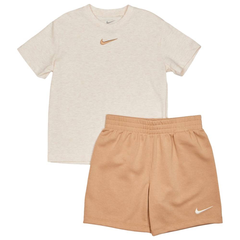 NIKE LITTLE KIDS JERSEY TEE W/ FT SHORT SET