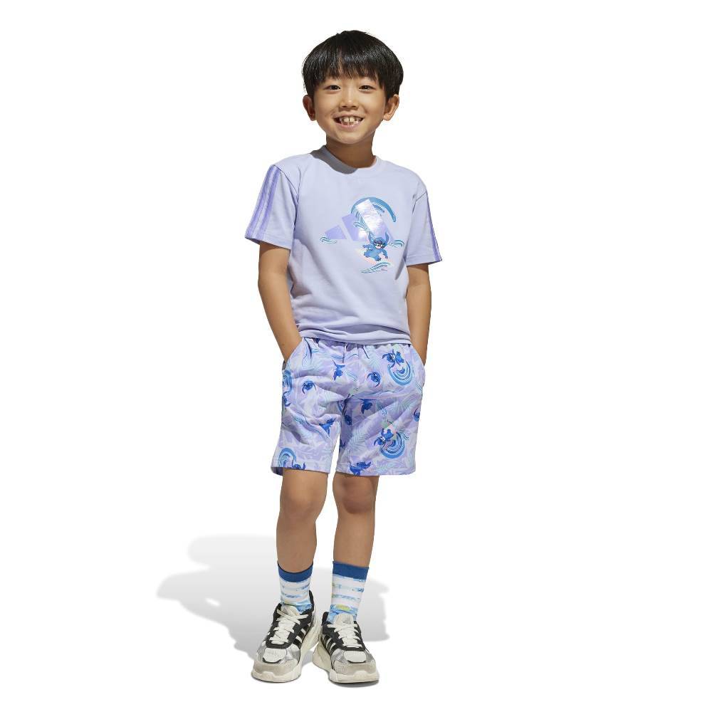ADIDAS LITTLE KIDS DISNEY LILO & STITCH T-SHIRT SET