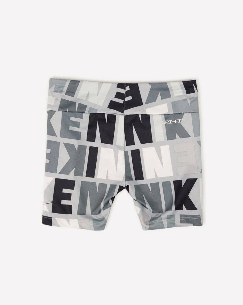 NIKE LITTLE GIRLS SNACK PACK PRINTED BIKE SHORT