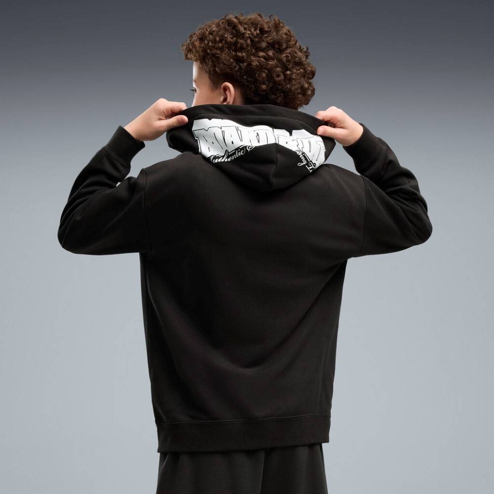 PUMA MID90S RELAXED FULL-ZIP HOODIE TR B