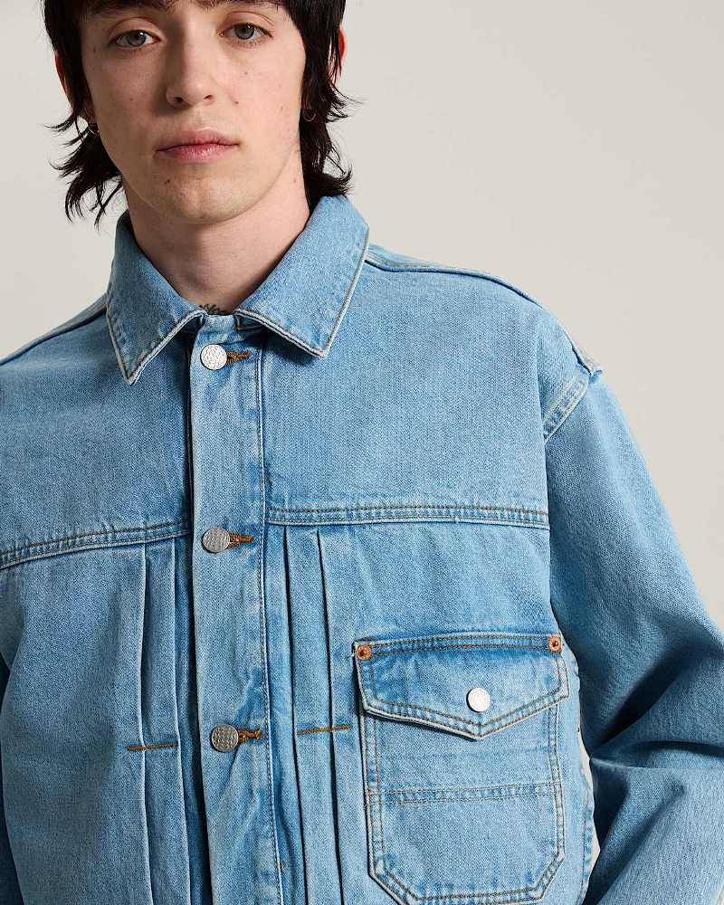VANS CHECK 5 DENIM TRUCKER JACKET