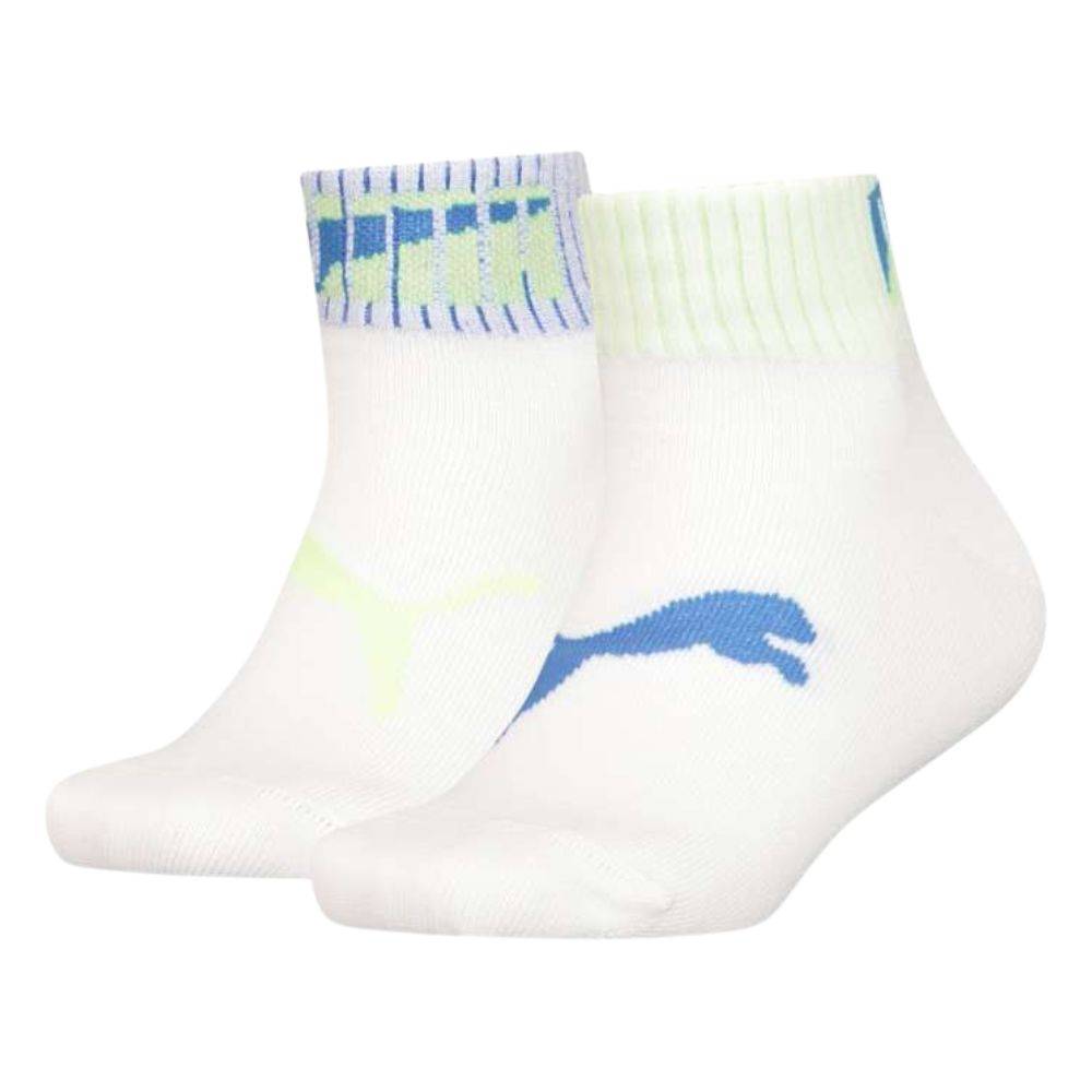 PUMA KIDS PLACED LOGO QUARTER 2-PAIRS SOCKS