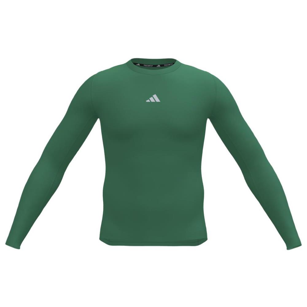 ADIDAS M CUSTOM TECHFIT COMPRESSION TRAINING LONG SLEEVE T-SHIRT
