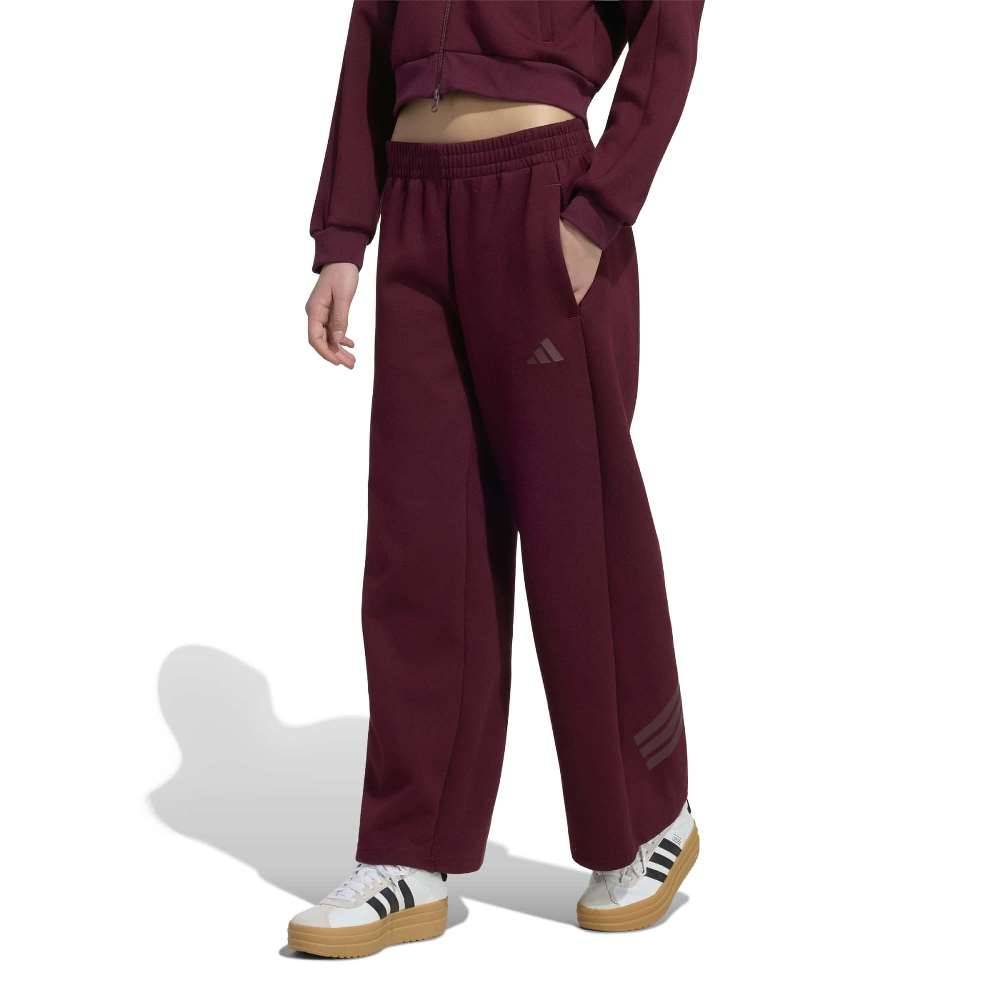 ADIDAS GIRLS FUTURE ICONS 3 STRIPES WIDE LEG PANTS