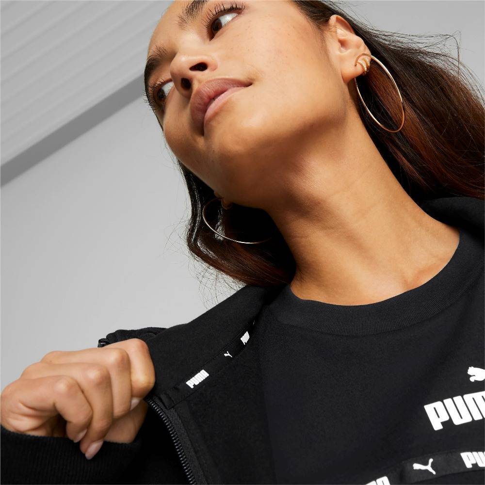 PUMA POWER TAPE WOMENS FULL-ZIP HOODIE