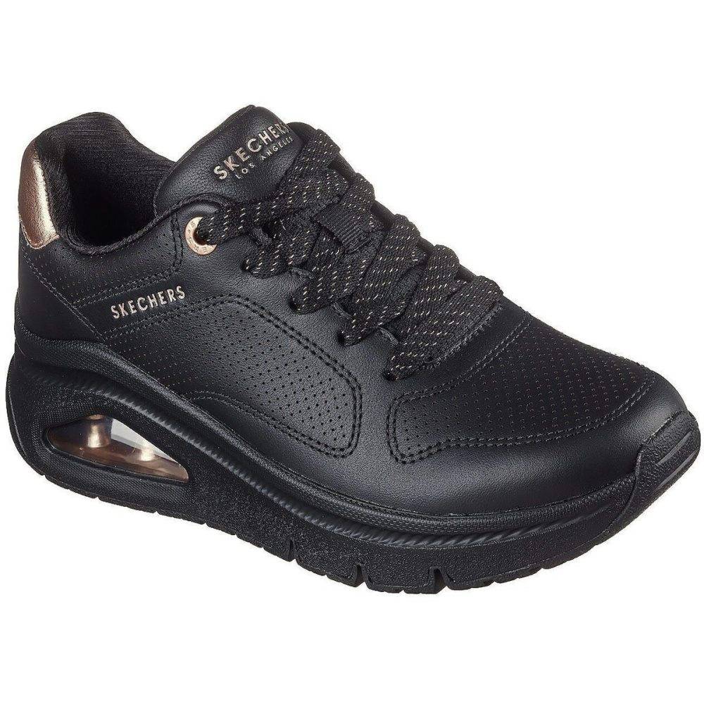 SKECHERS UNO FLEX: METALLIC HEEL WOMENS SHOES