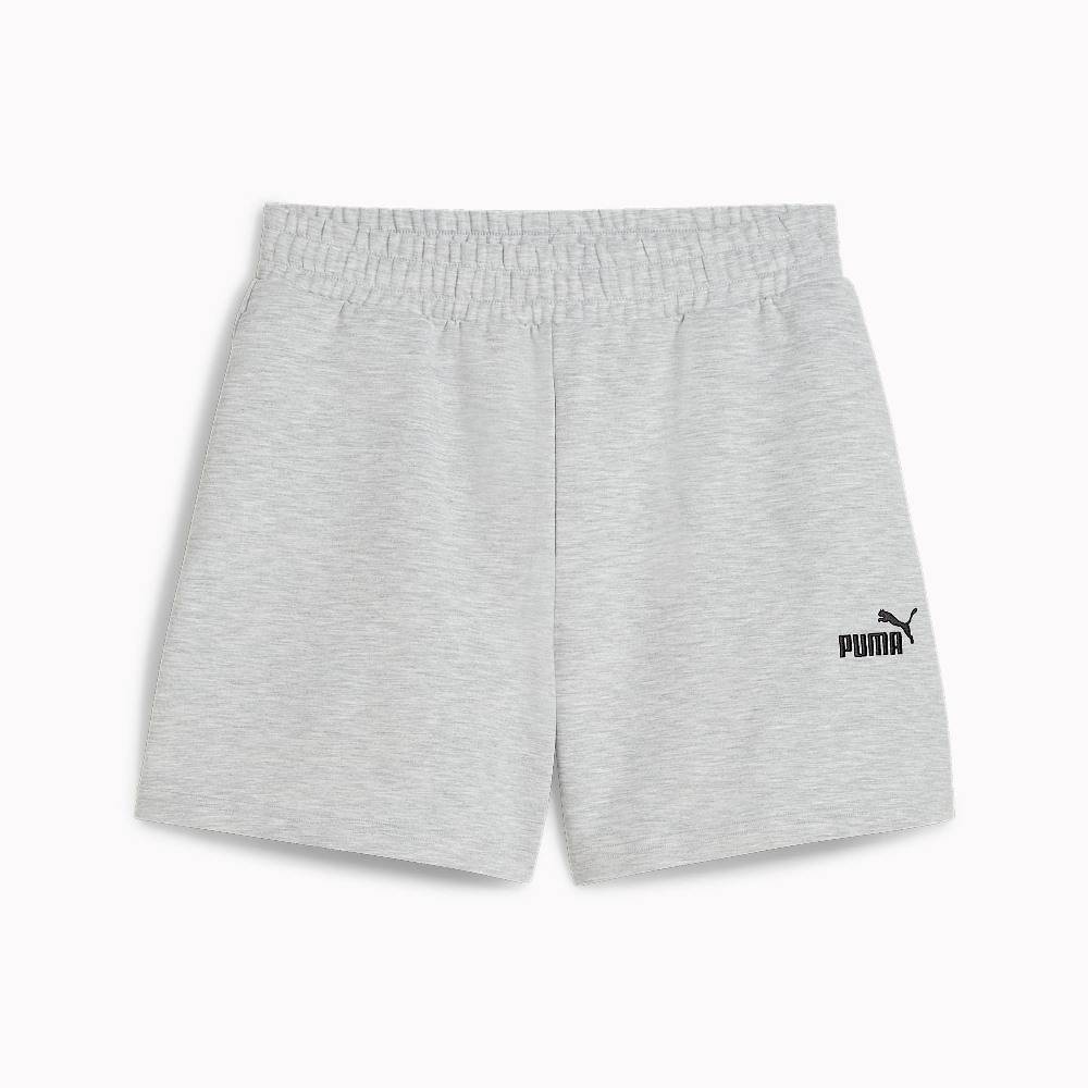 PUMA ESS SMALL NO. 1 LOGO 4” LIGHTWEIGHT HIGH-WAIST SHORTS