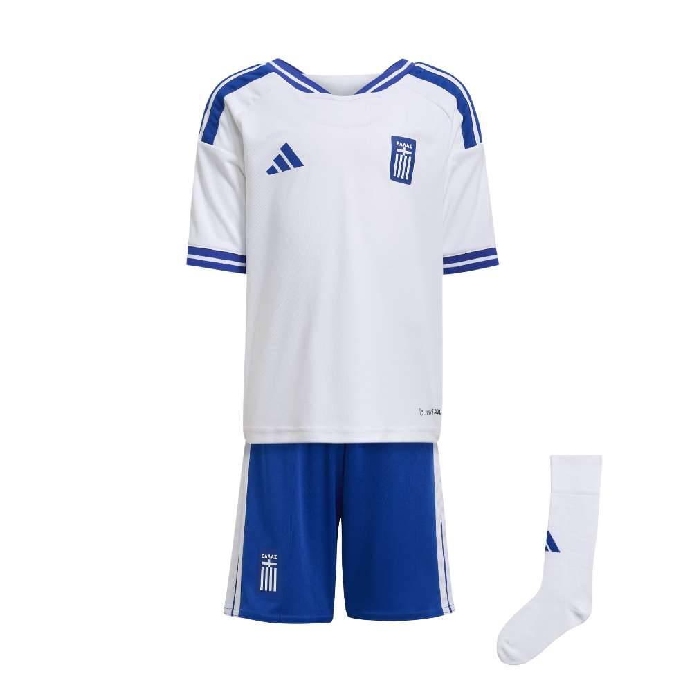ADIDAS LITTLE KIDS GREECE 26 HOME SET