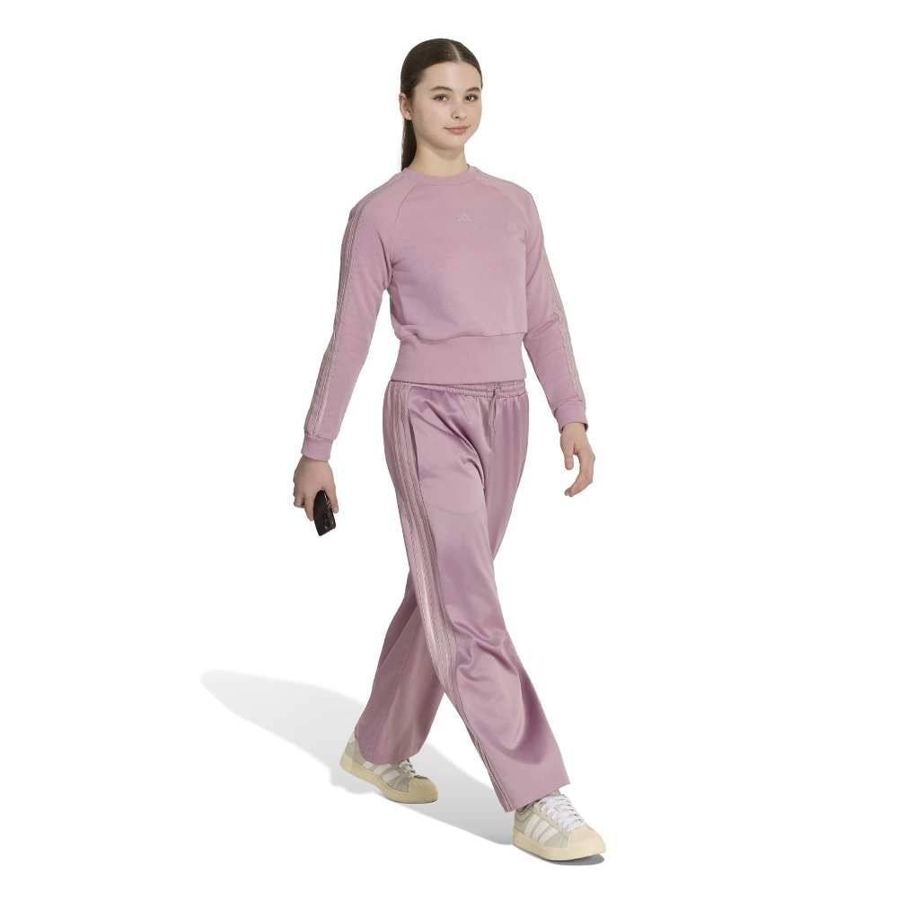 ADIDAS GIRLS SATIN SWEATSHIRT