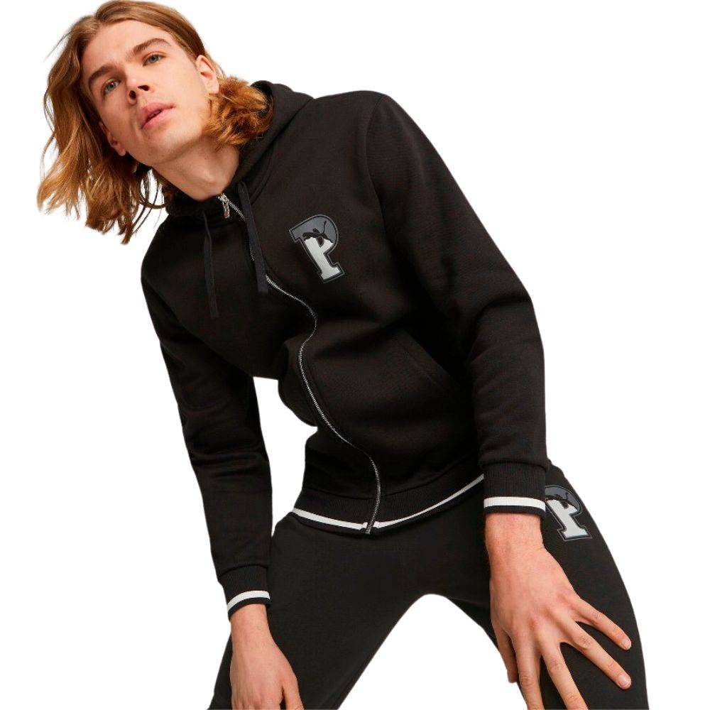 PUMA SQUAD FULL-ZIP FLEECE HOODIE