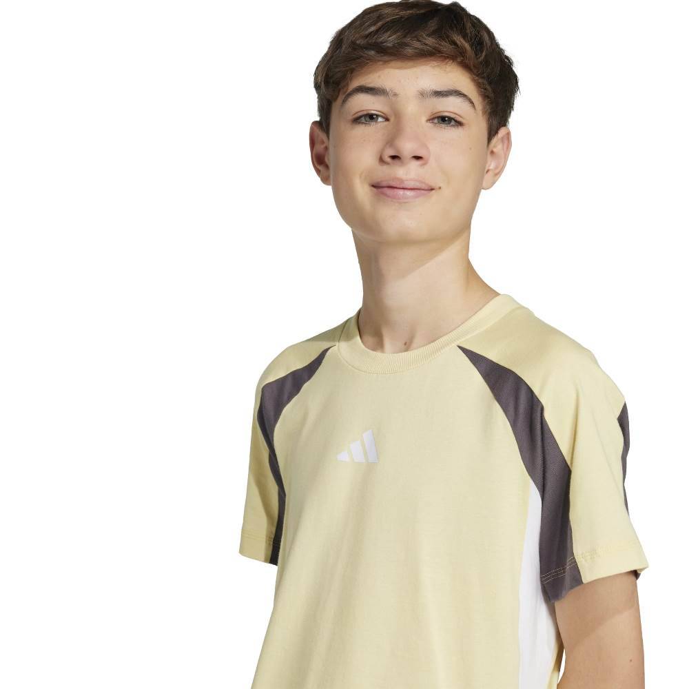 ADIDAS YOUTH SEASONAL ESSENTIALS COLORBLOCK T-SHIRT