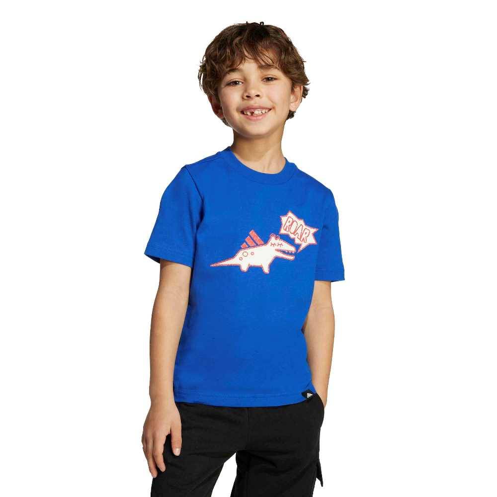 ADIDAS LITTLE KIDS ADIRAPTOR GRAPHIC T-SHIRT