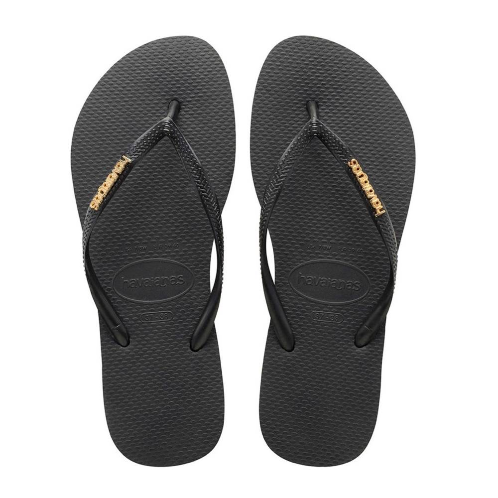 HAVAIANAS SLIM LOGO METALLIC