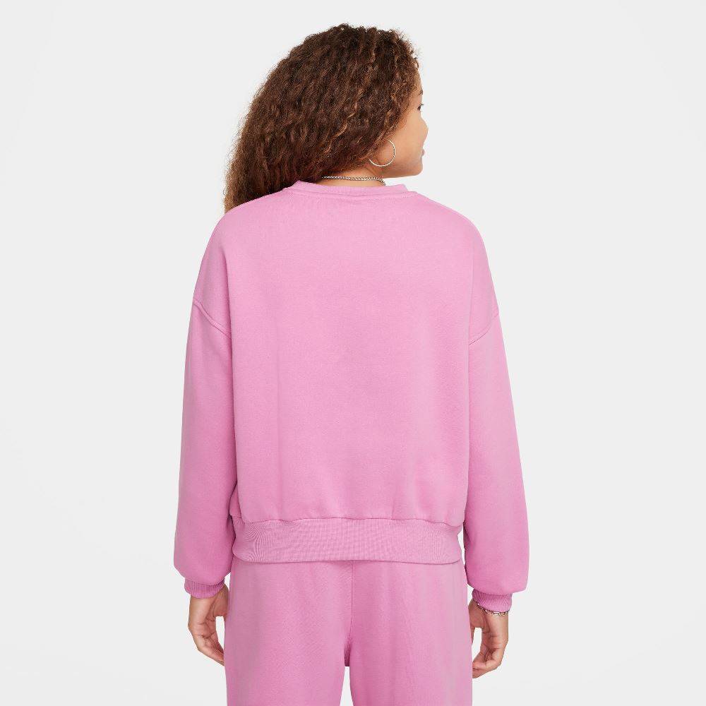 NIKE GIRLS NSW FLEECE BOXY CREW-NECK
