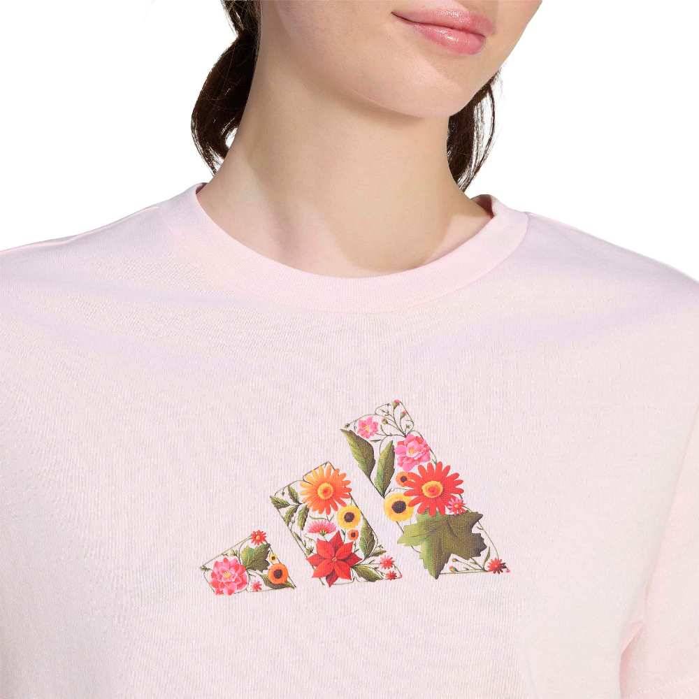 ADIDAS FLORAL REGULAR GRAPHIC T-SHIRT
