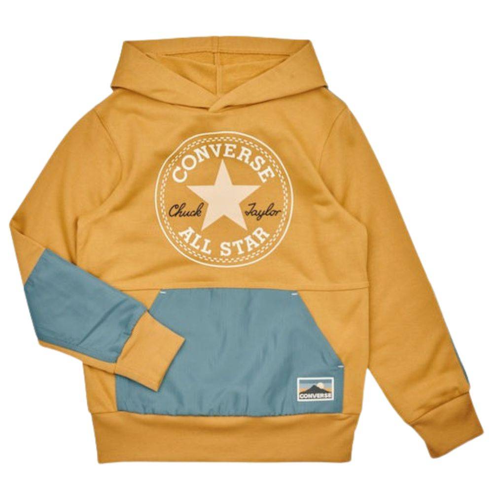 CONVERSE YOUTH GEARED UP BLOCKED FT MIX PULLOVER