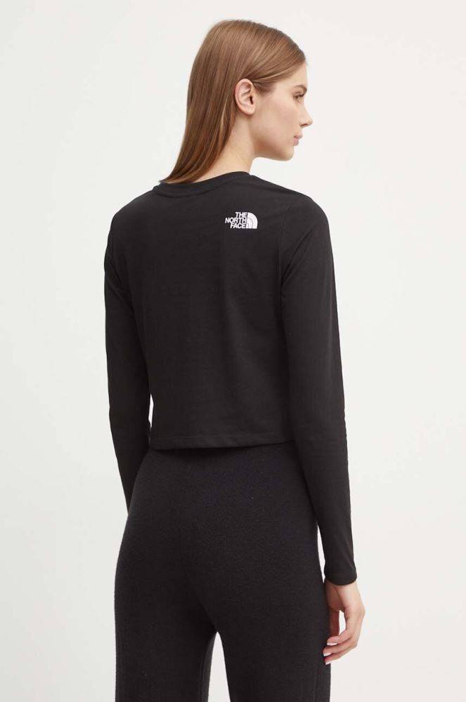 THE NORTH FACE WOMENS LONGSLEEVE SIMPLE DOME CROP TEE