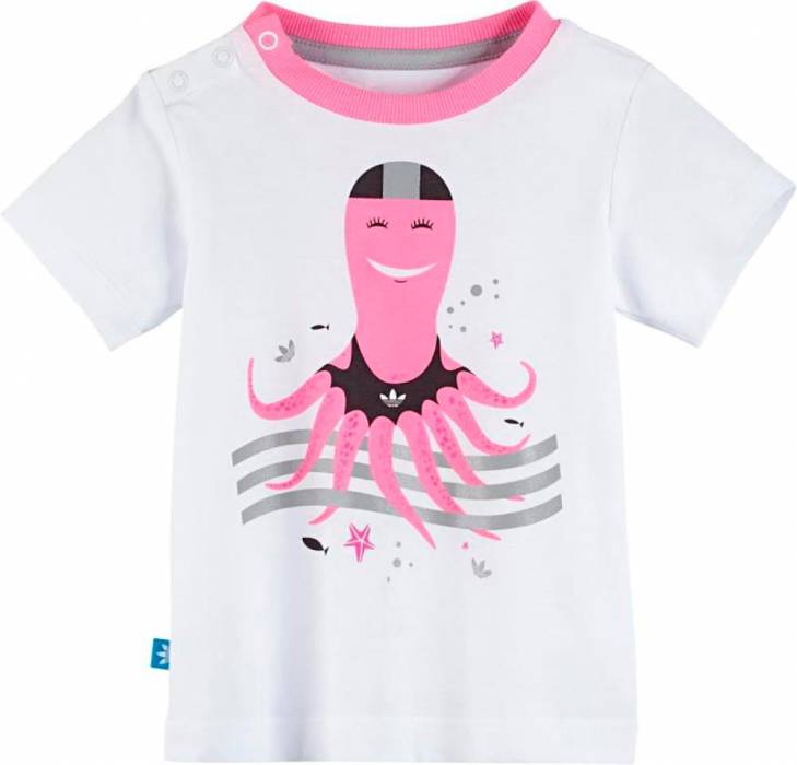 ADIDAS INFANT FUN OCTOPUS TEE GIRL