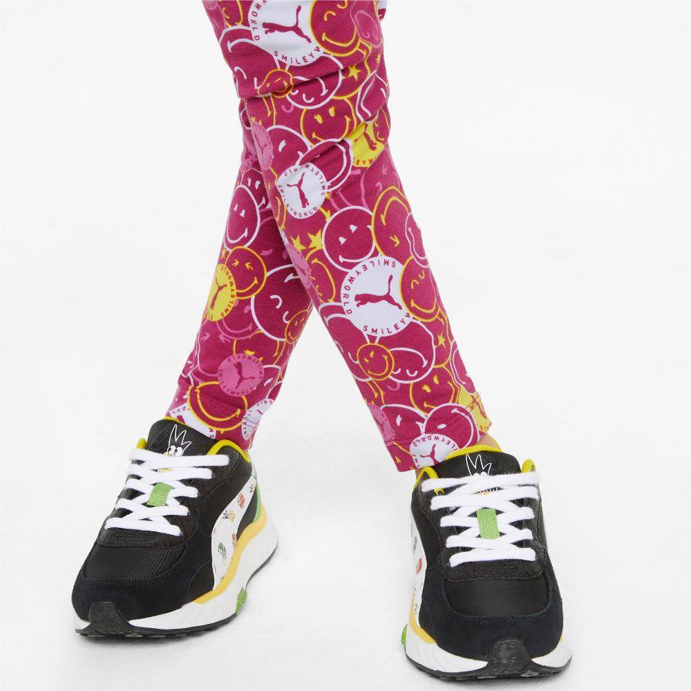 PUMA X SMILEY WORLD GIRLS PRINTED LEGGINGS