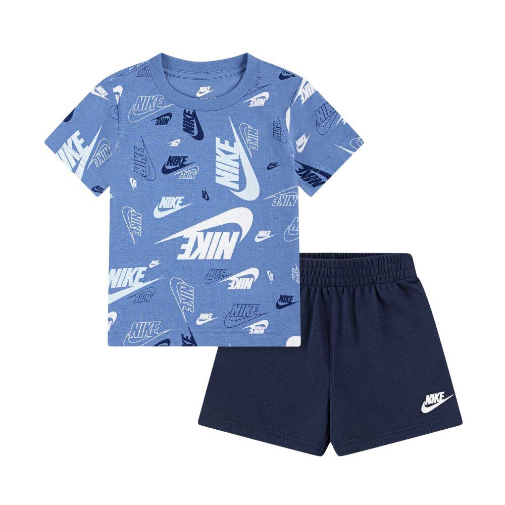 NIKE LITTLE KIDS NSW AOP LIGHTWEIGHT FT SHORT SET