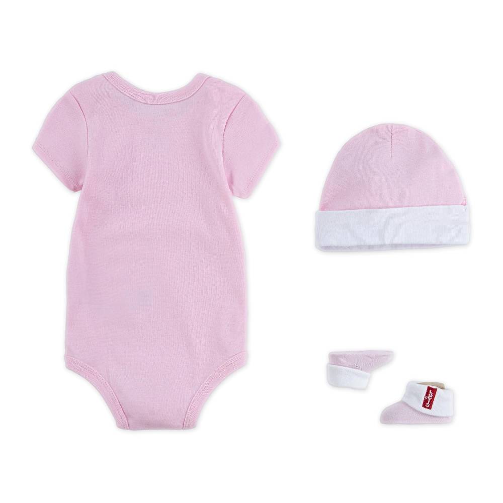 LEVIS BODYSUIT HAT BOOTIE SET