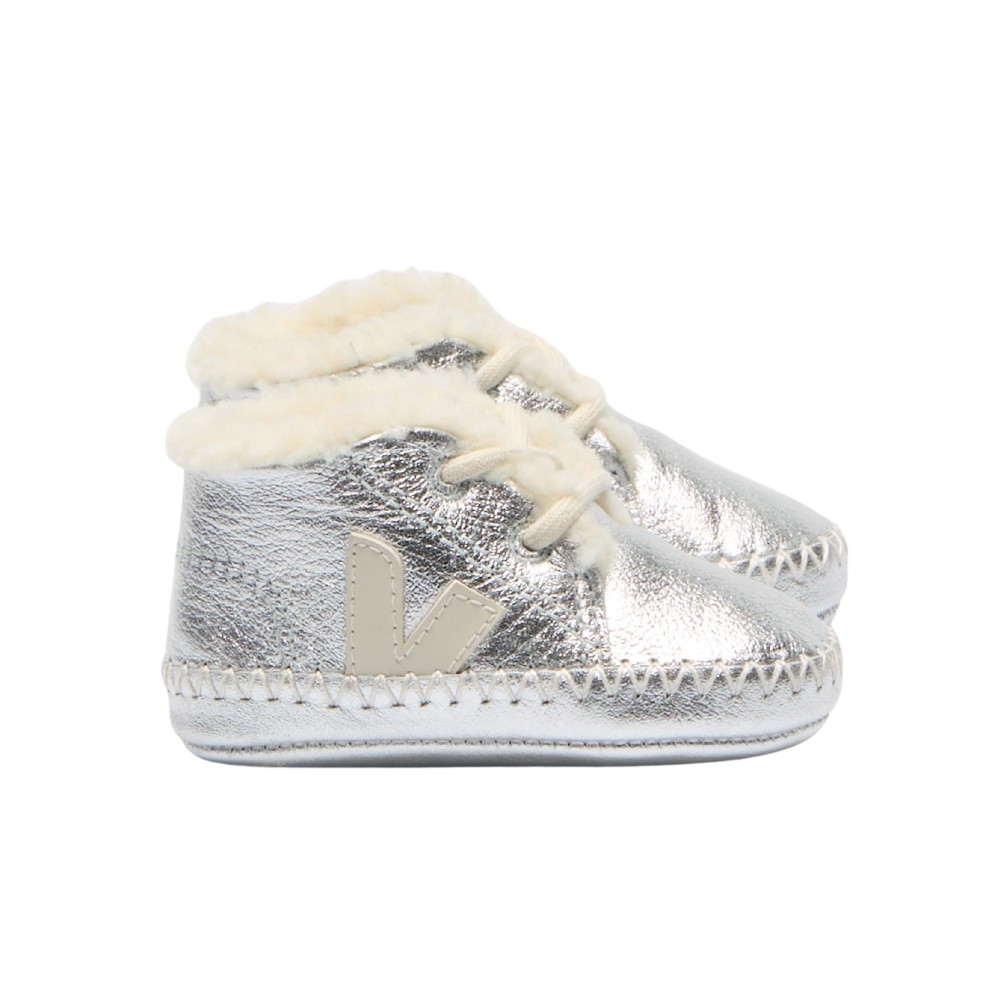 VEJA BABY FURED LEATHER CRIB