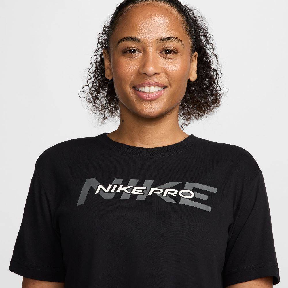 NIKE PRO SHORT-SLEEVE WOMENS CROPPED TEE
