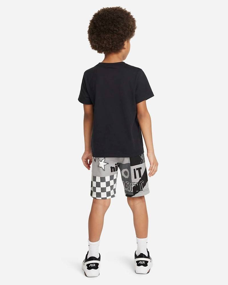 NIKE LITTLE KIDS SPORTSWEAR CLUB LIFESTYLE SHORT SET