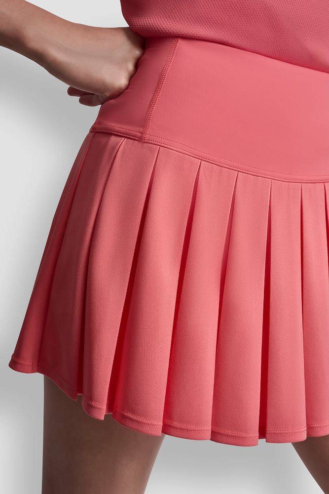 DKNY COURT PIQUE PLEATED TENNIS SKORT