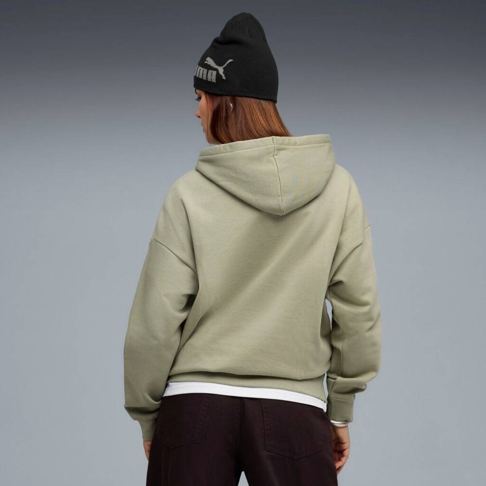PUMA ESS PUMA LOGO OVERSIZED HOODIE FL