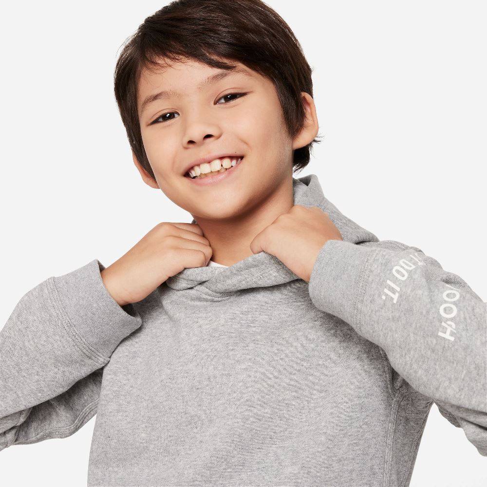 NIKE BOYS SPORTSWEAR STANDARD ISSUE FLEECE HOODIE
