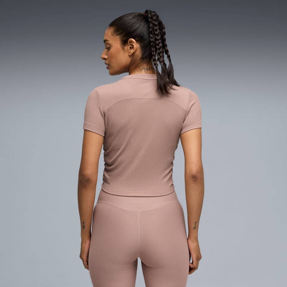 PUMA W CLOUDSPUN RIB TEE