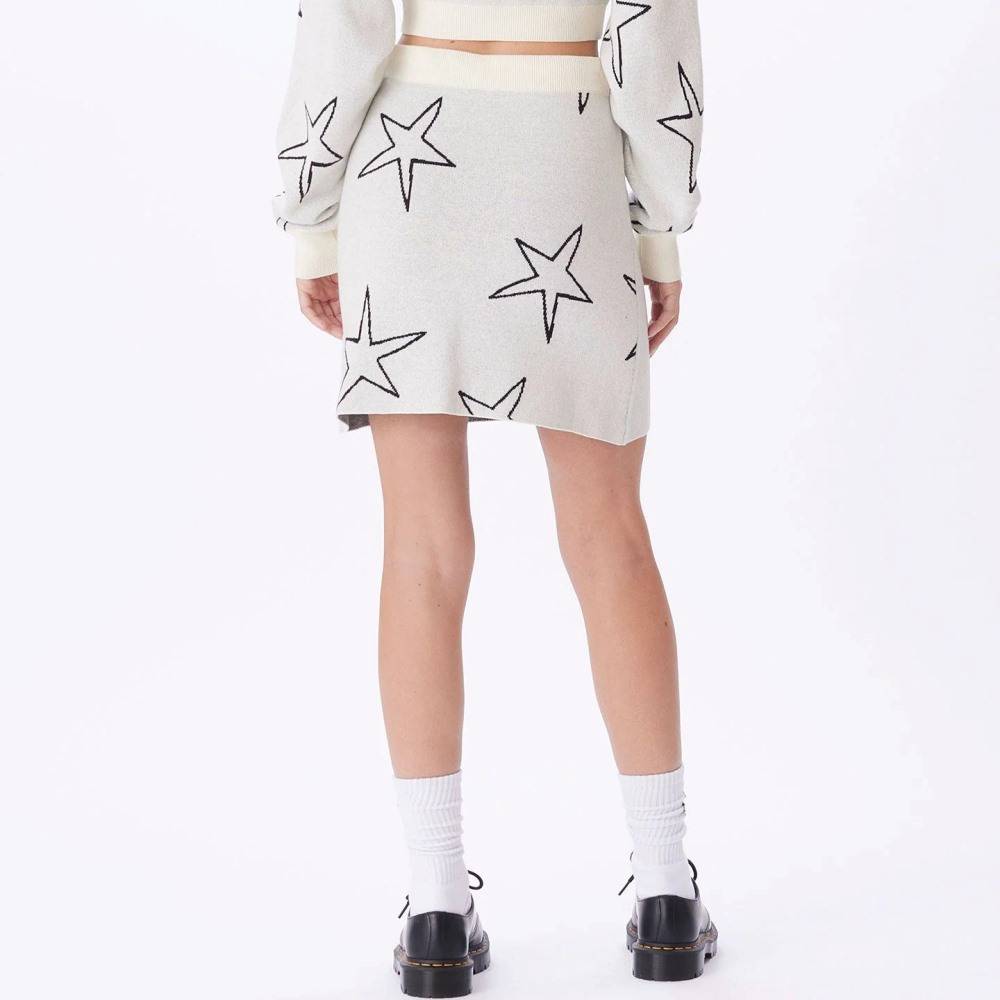 OBEY STARS SWEATER SKIRT MATCHING SETS