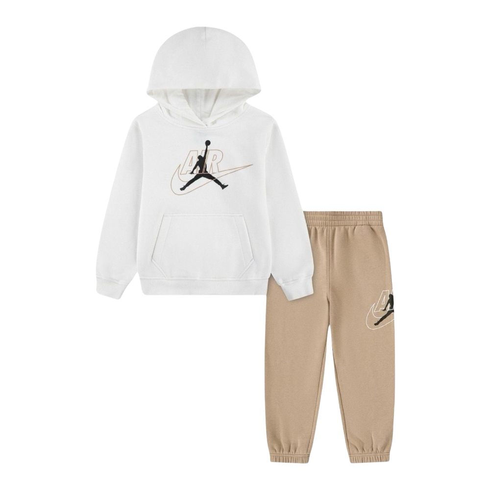 NIKE JORDAN LITTLE KIDS JM SWOOSH FLEECE PO SET