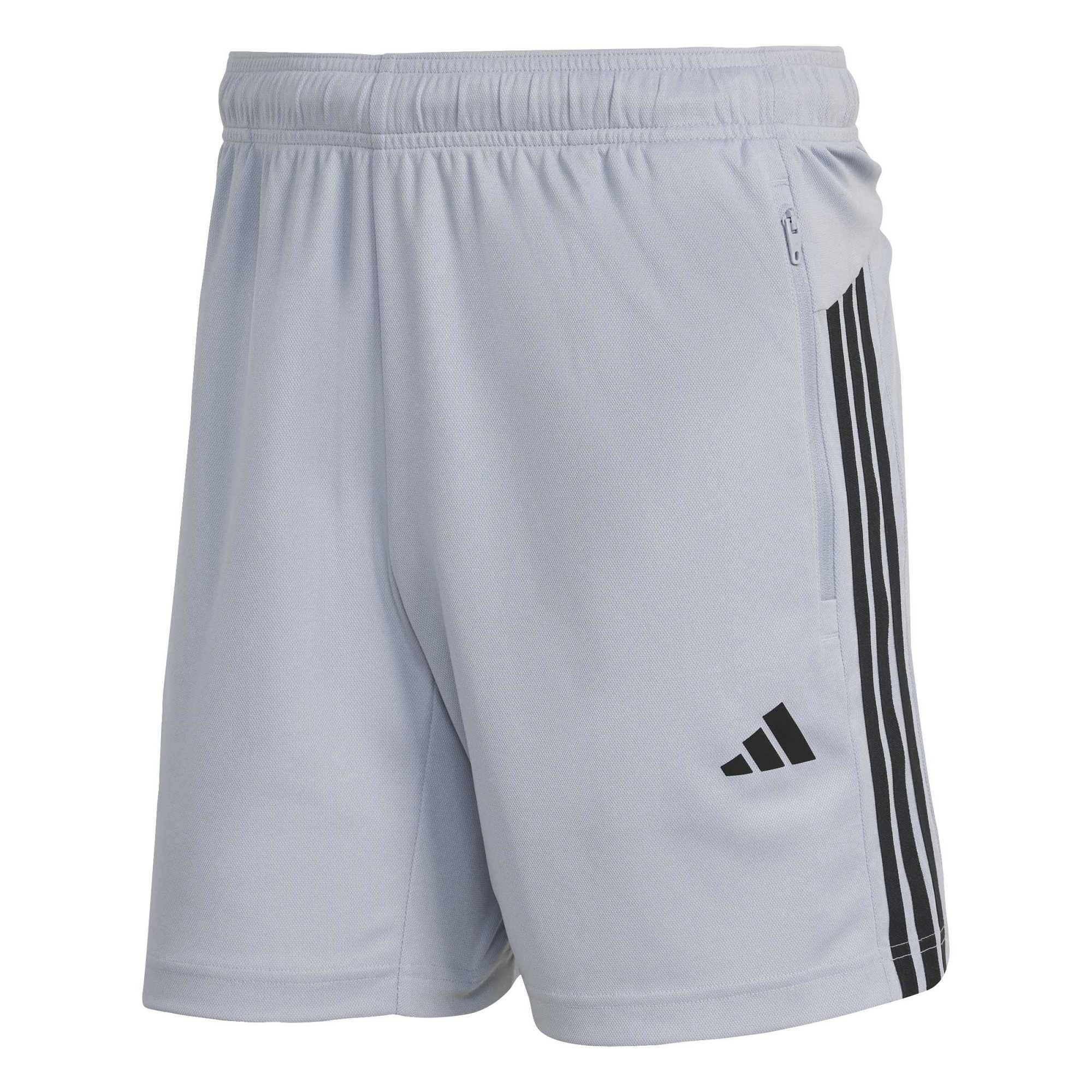 ADIDAS M WORKOUT ESSENTIALS BASE 3-STRIPES PIQUE 7 INCH SHORTS