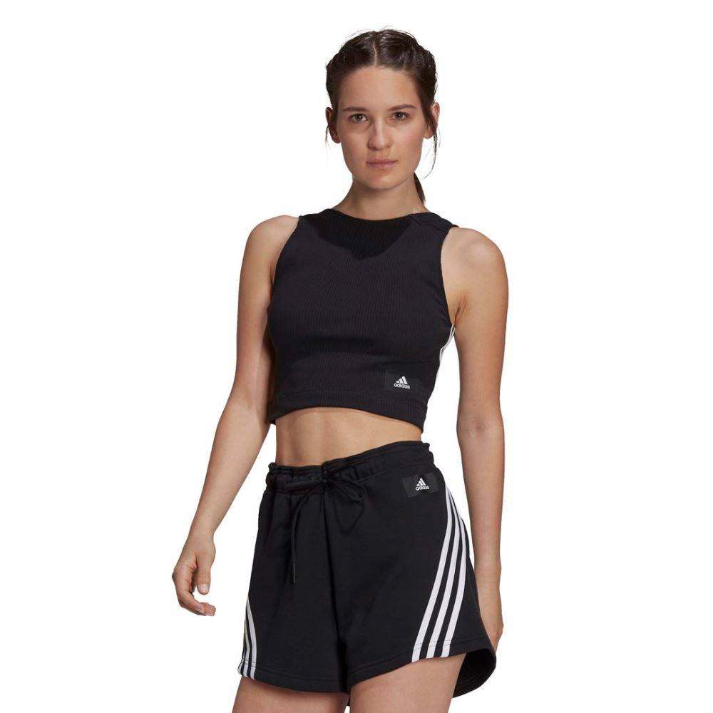 ADIDAS SPORTSWEAR CROPPED RIBBED TANK TOP