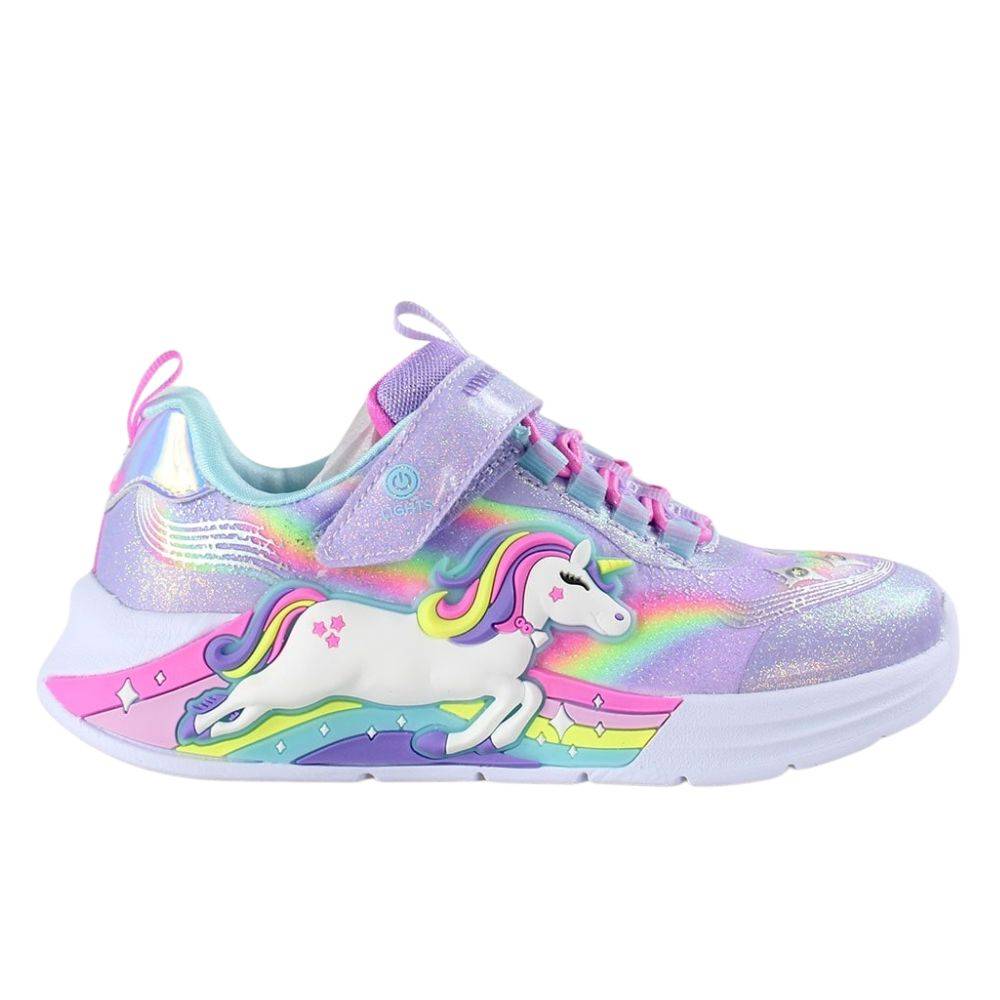 SKECHERS UNICORN CHASER - LIGHTS GIRLS SHOES