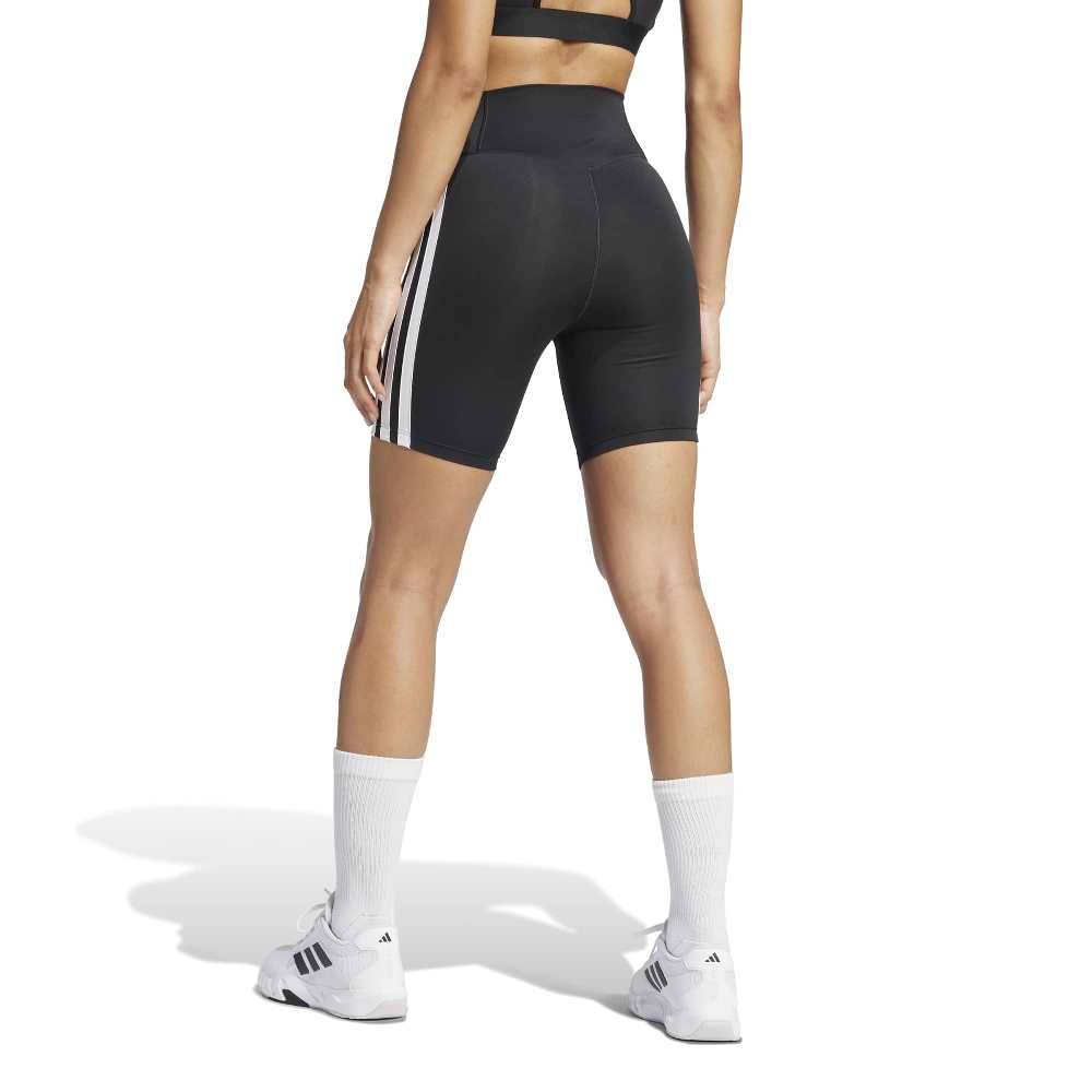ADIDAS OPTIME ESSENTIALS WORKOUT 3-STRIPES SHORT LEGGINGS