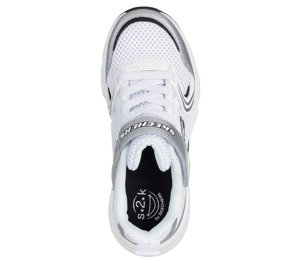 SKECHERS RETRO-GRAPH PU/MESH KIDS SHOES