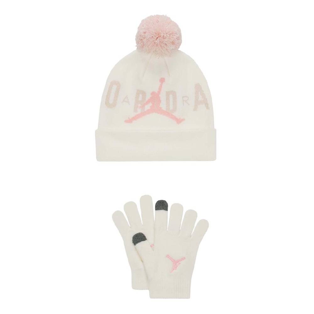 NIKE JORDAN JORDAN HBR POM BEANIE SET