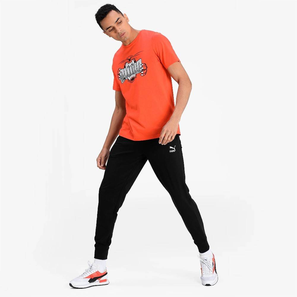 PUMA LOGO PLAY MENS GRAPHIC TEE