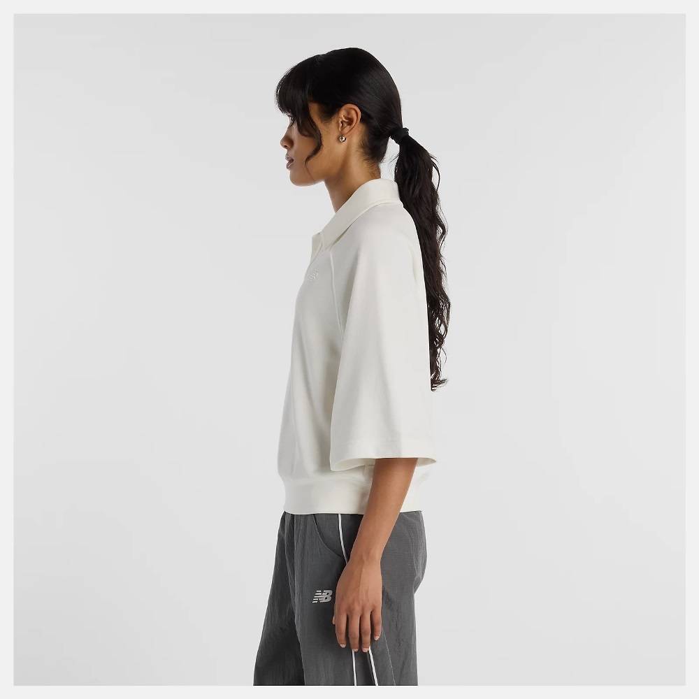NEW BALANCE COASTAL FLEECE OVERSIZED POLO