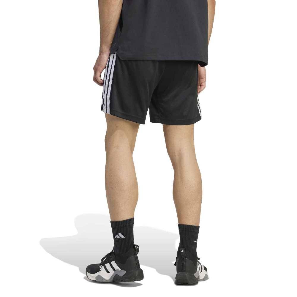 ADIDAS M WORKOUT ESSENTIALS BASE 3-STRIPES PIQUE 7 INCH SHORTS