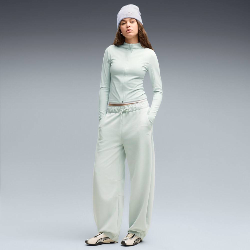 PUMA PUMATECH SENSE RELAXED BARREL SOFT TOUCH SWEATPANTS DK OP