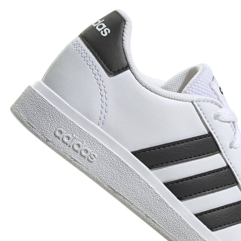 ADIDAS KIDS GRAND COURT LIFESTYLE TENNIS LACE-UP SHOES