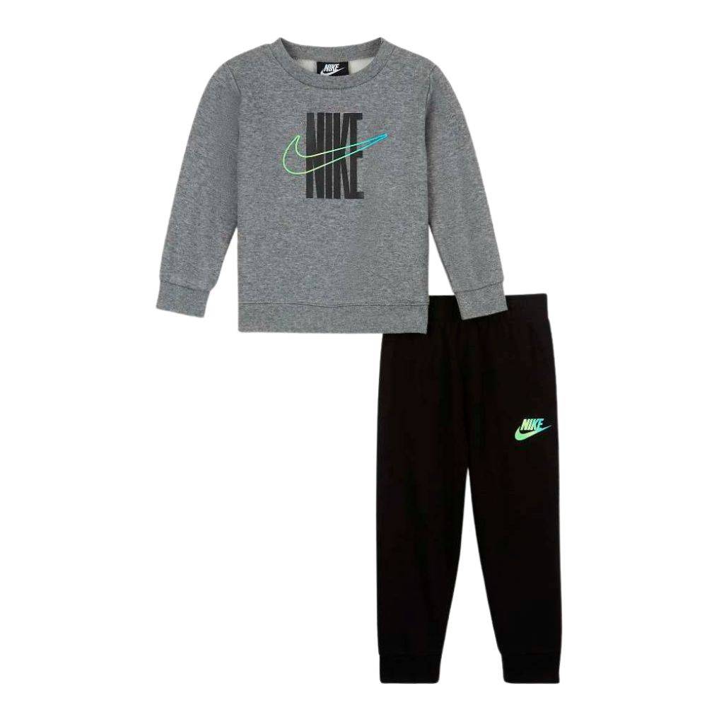 NIKE INFANT RISE FLEECE TAPING CREW SET