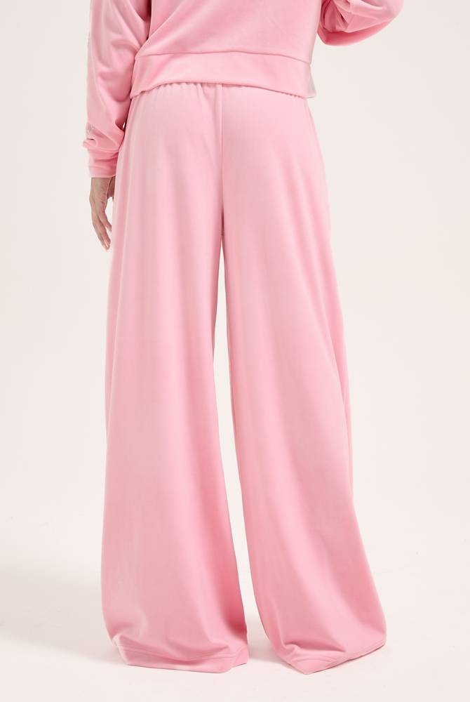 JUICY COUTURE CLASSIC VELOUR CHEVIOT CUFFED JOGGER