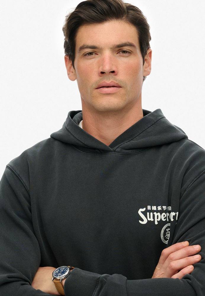 SUPERDRY TOKYO NARRATIVE LOOSE HOOD
