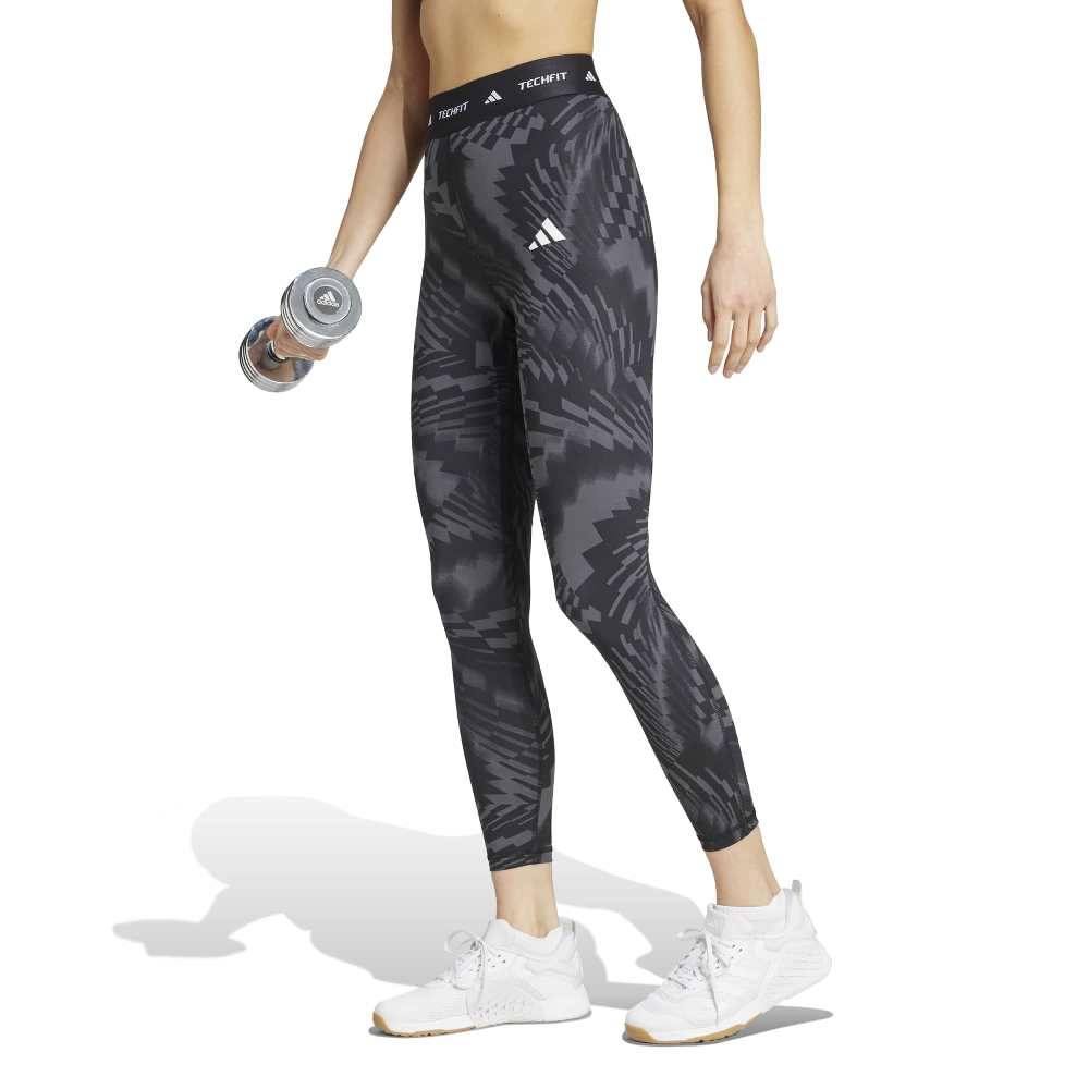 ADIDAS TECHFIT PRINTED 7/8 LEGGINGS